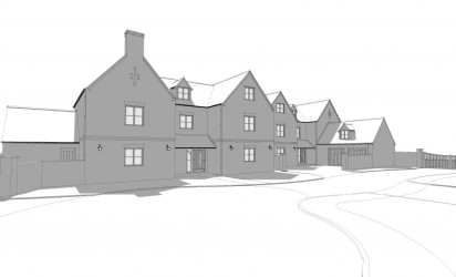 The Paddocks, Silverstone - CGI The Paddocks, Silverstone - CGI